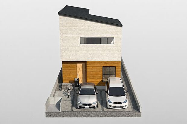 【【完成イメージパース(1号地)】】■現地案内予約受付中です!実際にご覧いただくことで、写真では伝わりにくい魅力をご体感いただけます。お気軽にお電話にてお問い合わせください。