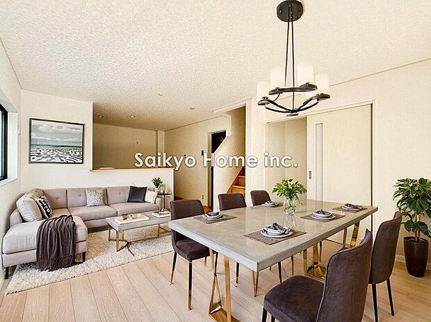 リビング※家具等はCG加工しております