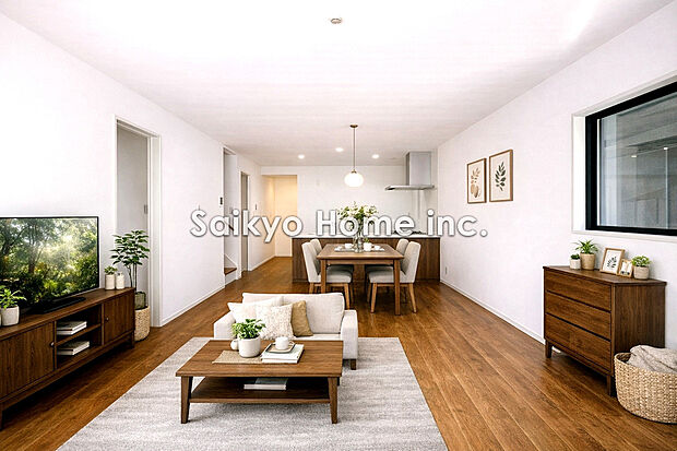 リビング※家具等はCG加工しております。