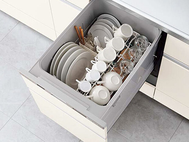 【【ビルトイン食洗機】】手洗いよりも経済的で家計に優しい「ビルトイン食洗機」が標準装備なのは強い味方ですね。