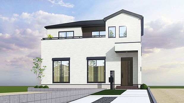 【2号棟】外観イメージパース