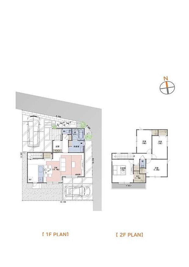 ■4LDK + WIC+ 階段下収納