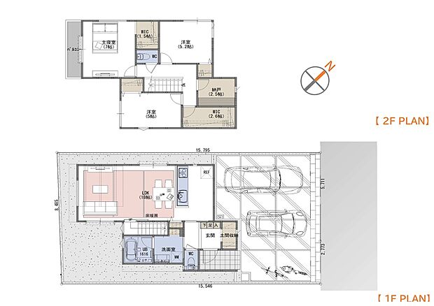 ■3LDK +WIC+納戸+土間収納(B号棟)