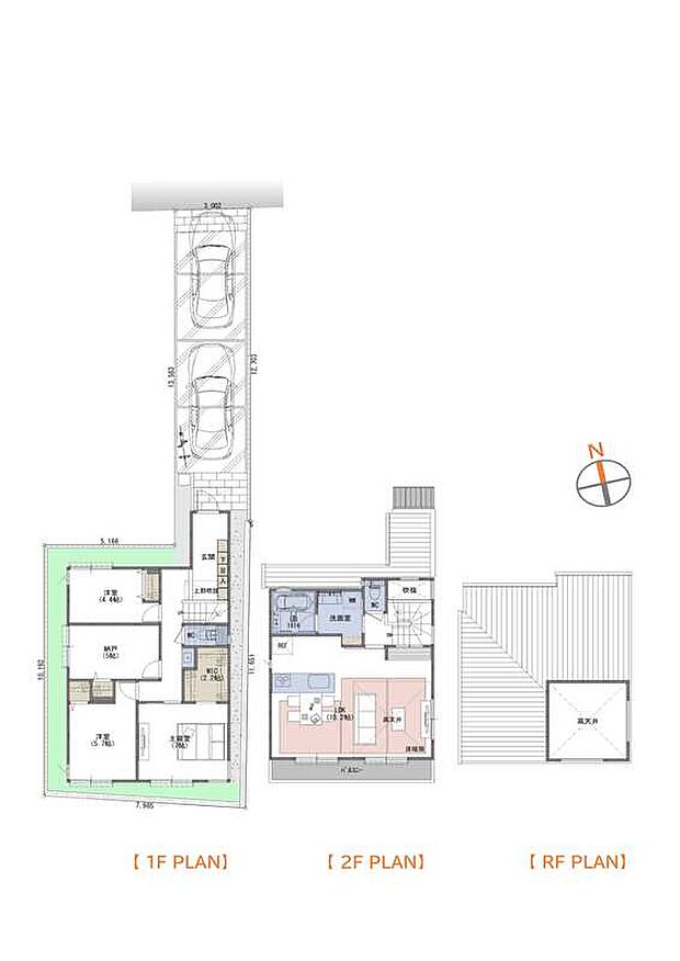 ■3LDK + S+ WIC（A号棟）
