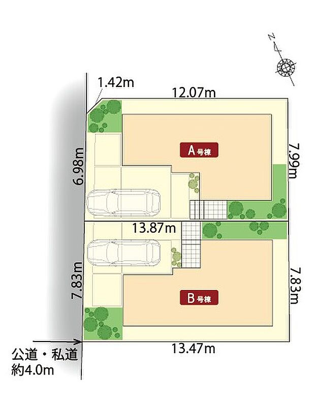 ■区画図