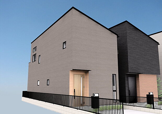 【外観予想図（C号棟）】■外観パースは完成予想の為、イメージとなります。