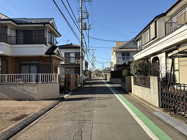 【前面道路含む現地写真】現地(2026年2月)撮影
■北東側幅員約5.0m公道に接面