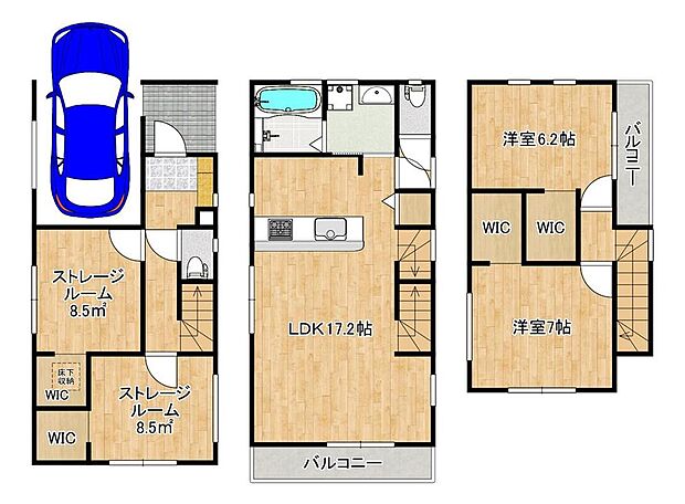 【本日ご案内可能】令和8年8月完成済!いつでも内覧可能ですよ!