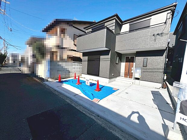 【外観】現況完成済ですので、お忙しい方でもお仕事帰り等にご内覧頂けます♪