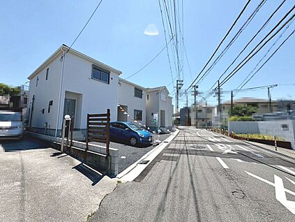 前面道路を含む現地写真