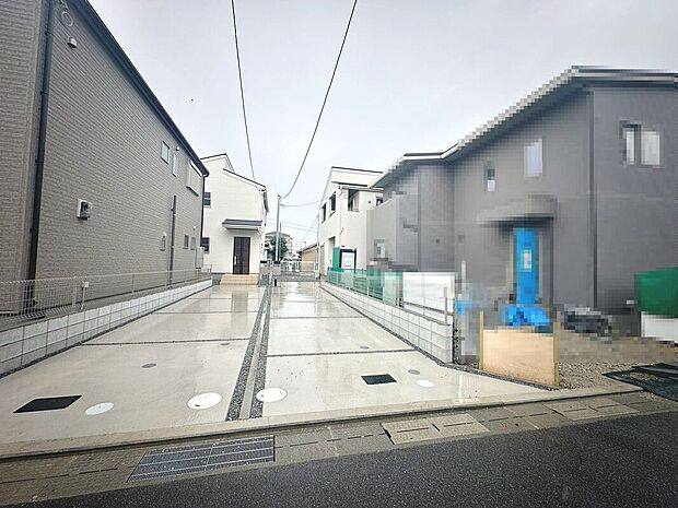 【1号棟:駐車場】駐車2台可能!セカンドカーや来客時にも安心ですね!
