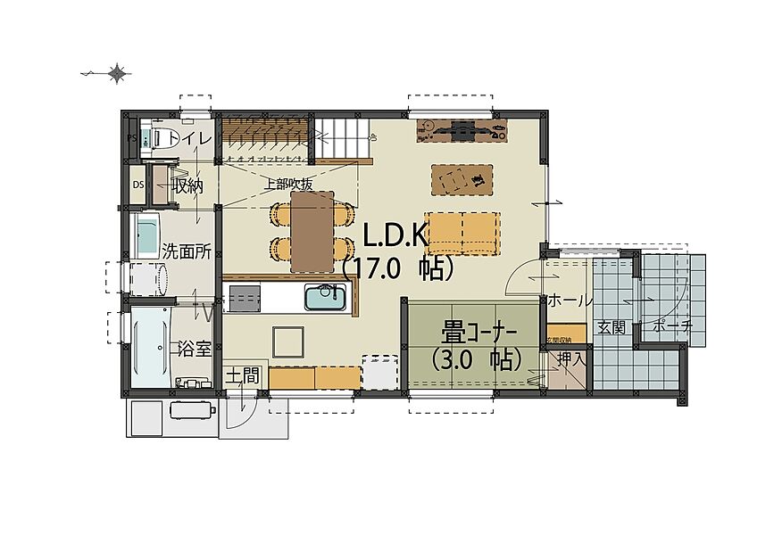 1F間取り図