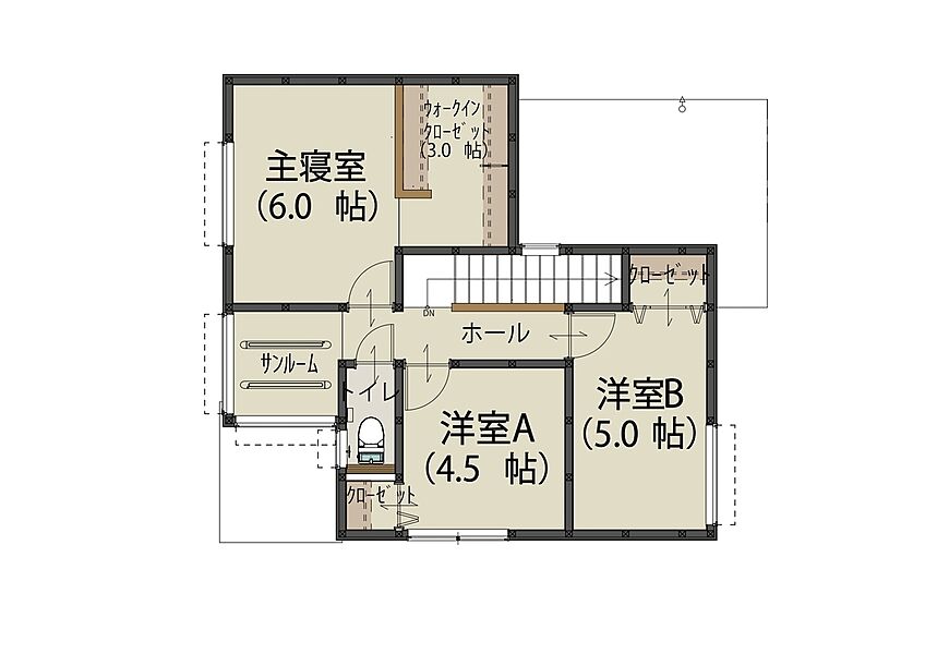 B号地 2F間取り図