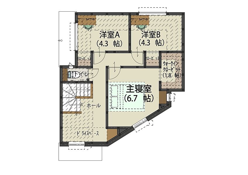 2F間取り図