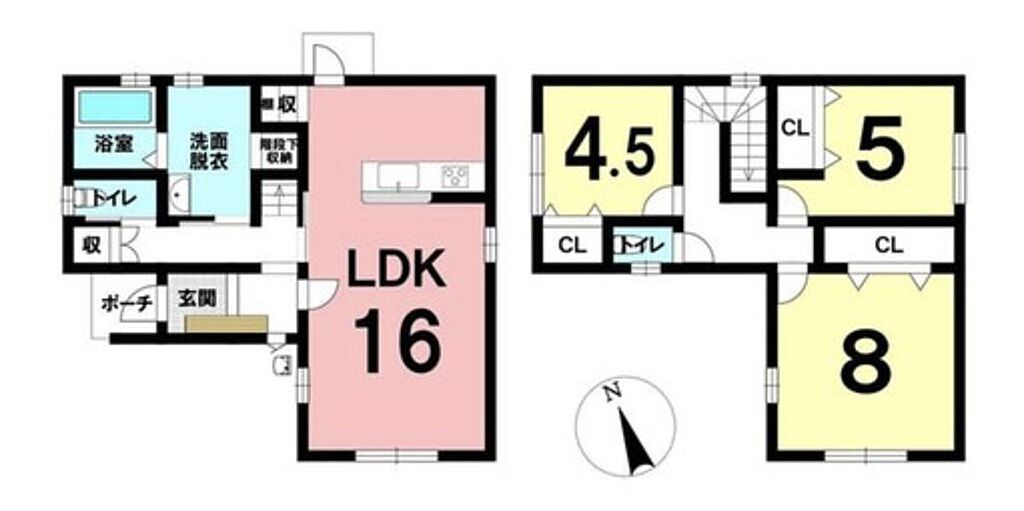 2498万円、3LDK、土地面積128.01m2、建物面積89.84m2 約3帖ある広めの洗面脱衣所は室内物干しスペースも兼ねており、山陰の気候でもお洗濯ストレスフリー♪