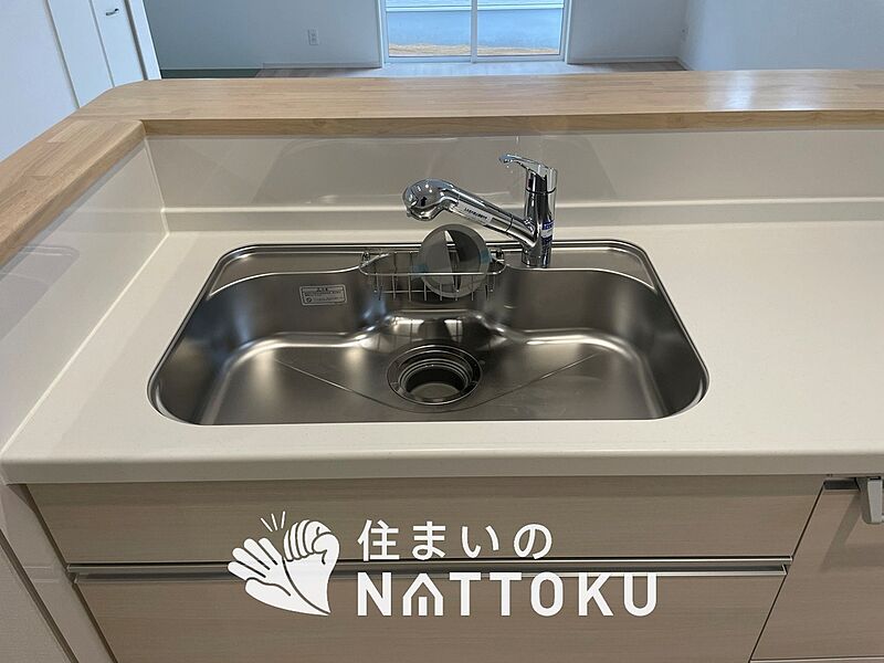 浄水器内臓ハンドシャワー付シンク