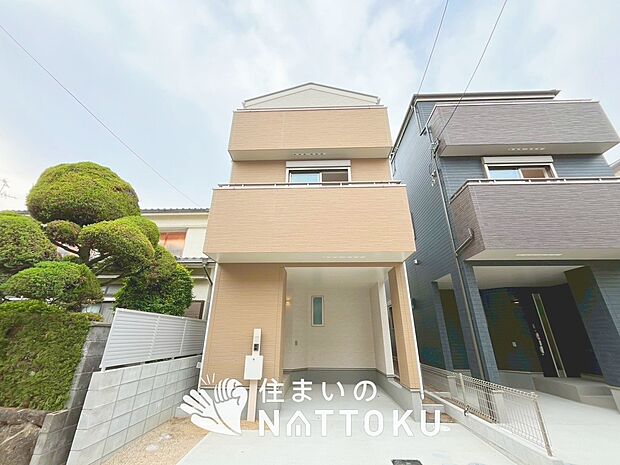 【現地写真(外観)【1号地】】耐震等級最高「3」取得で基準の1.5倍の性能・耐震強度で安心できます。