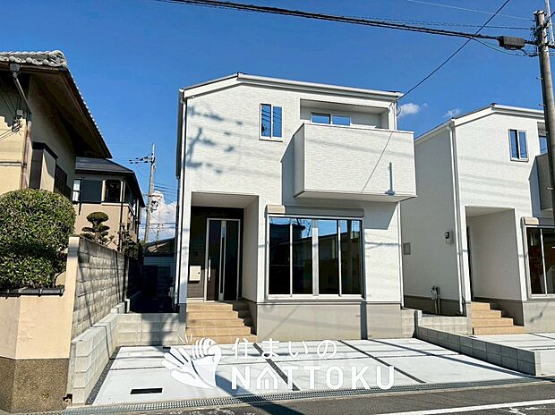 【現地写真（外観）【１号地】】健康被害に配慮したもっとも安全性の高い建材を採用し、シックハウス対策をしております。