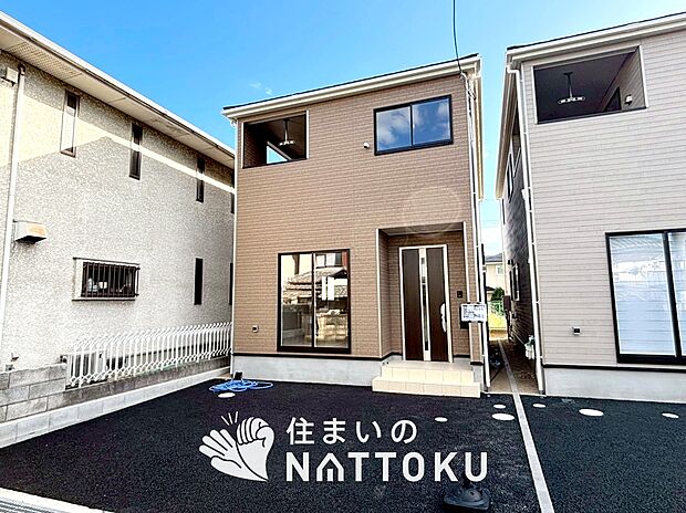 【現地写真（外観）【３号地】】健康被害に配慮したもっとも安全性の高い建材を採用し、シックハウス対策をしております。