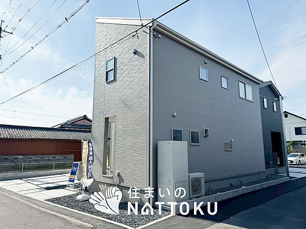 【現地写真(外観)【1号地】】健康被害に配慮したもっとも安全性の高い建材を採用し、シックハウス対策をしております。