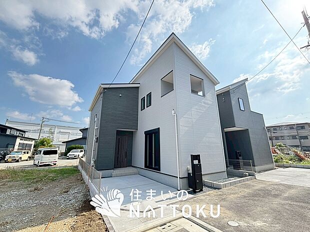 【現地写真（外観）【６号地】】健康被害に配慮したもっとも安全性の高い建材を採用し、シックハウス対策をしております。