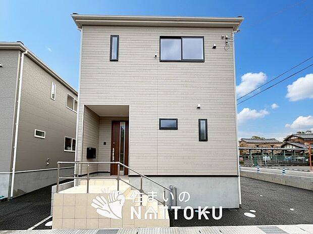 【現地写真（外観）【１号地】】耐震等級最高「３」取得で基準の１.５倍の性能・耐震強度で安心できます。