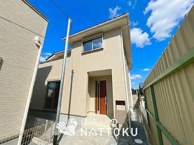 【現地写真(外観)【3号地】】健康被害に配慮したもっとも安全性の高い建材を採用し、シックハウス対策をしております。