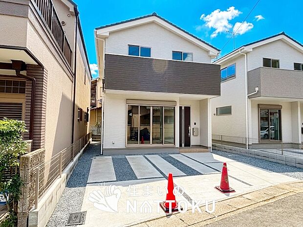 【現地写真(外観)【2号地】】お引渡し後も無償の定期点検を行っており、暮らしの安心をお届けしています。