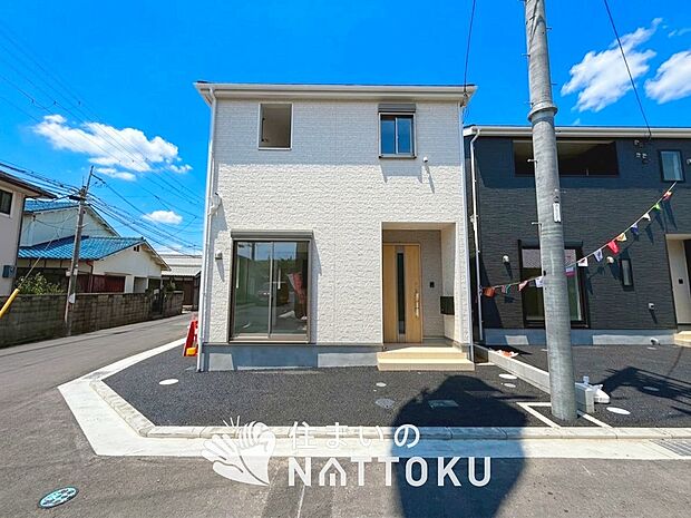 【現地写真(外観)【1号地】】耐震等級最高「3」取得で基準の1.5倍の性能・耐震強度で安心できます。