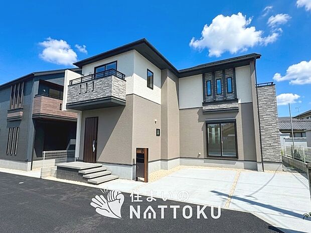 【現地写真（外観）【３号地】】健康被害に配慮したもっとも安全性の高い建材を採用し、シックハウス対策をしております。