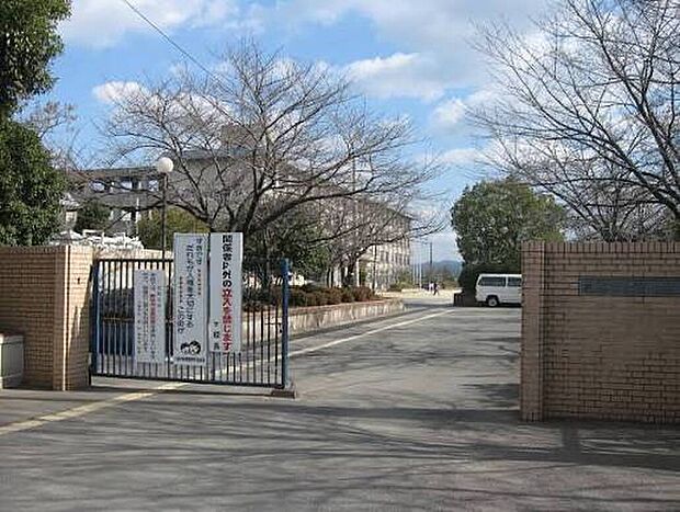 八幡市立男山中学校(約1,300m)