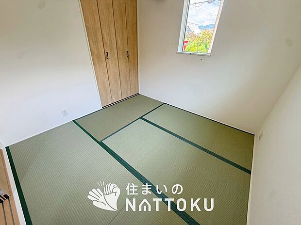 【現地写真(和室)】大壁仕様の新和室。くつろぎの空間です。