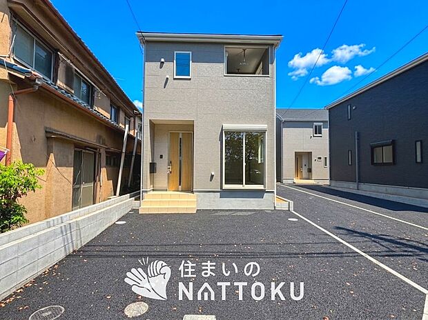 【現地写真（外観）【１号地】】耐震等級最高「３」取得で基準の１.５倍の性能・耐震強度で安心できます。