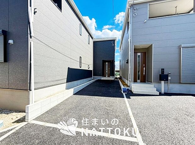 【現地写真(外観)【2号地】】健康被害に配慮したもっとも安全性の高い建材を採用し、シックハウス対策をしております。