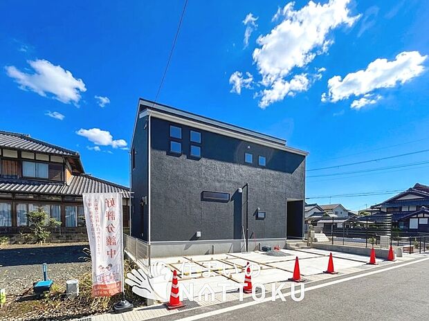 【現地写真(外観)【5号地】】健康被害に配慮したもっとも安全性の高い建材を採用し、シックハウス対策をしております。
