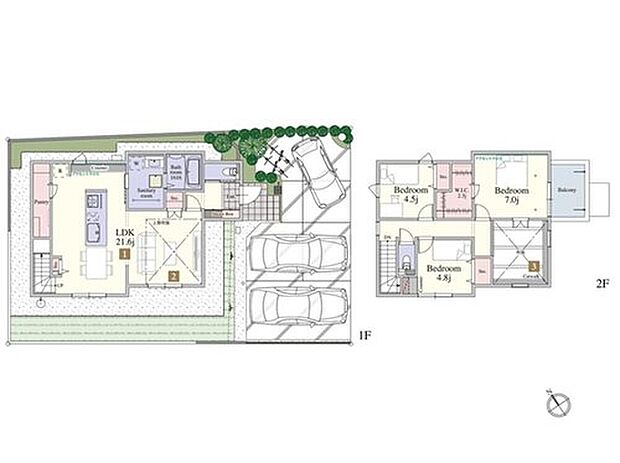 【3LDK】ネコちゃんを飼うご家族にオススメなプランです。キャットウォークやステップを取り入れたコンセプト住宅！