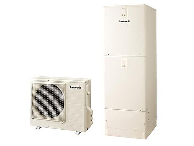 【【おひさまエコキュート】】余剰電力は「売る」より「自家消費」する時代に！おひさまエコキュートは太陽光発電でつくったエネルギーを有効活用し環境に配慮してお湯をつくります。
※一部の住戸に設置されます。詳しくはご案内時にご確認ください