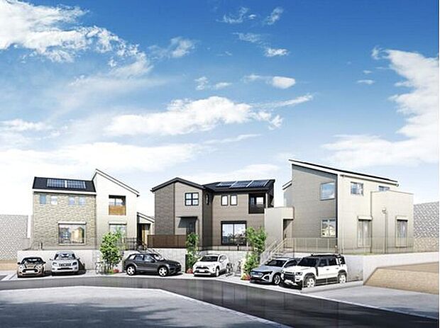 【【街並み完成イメージ】】JR「物井駅」より徒歩11分に誕生する全3邸。自然に囲まれた過ごしやすい環境です。
※画像はイメージパースのため実際と異なる場合がございます