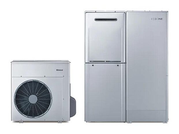 【【エコワン】】電気の力でお湯を温めてタンクに貯蔵。足りなくなったお湯はガスの力ですぐに温めるので、お湯切れの心配も不要。ガスと電気で効率よく給湯するので光熱費を大幅に抑え、毎日のランニングコストも安心。