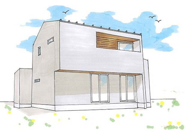 【和邇中2号地/外観パース】