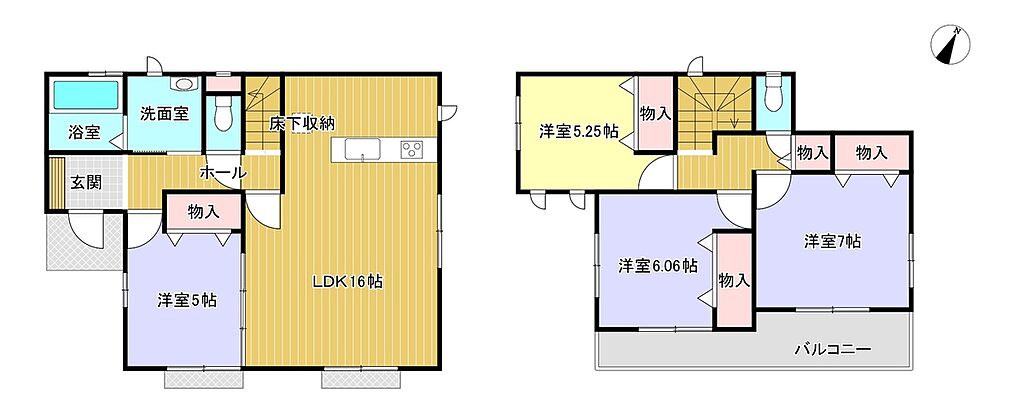 ２号棟　間取り図