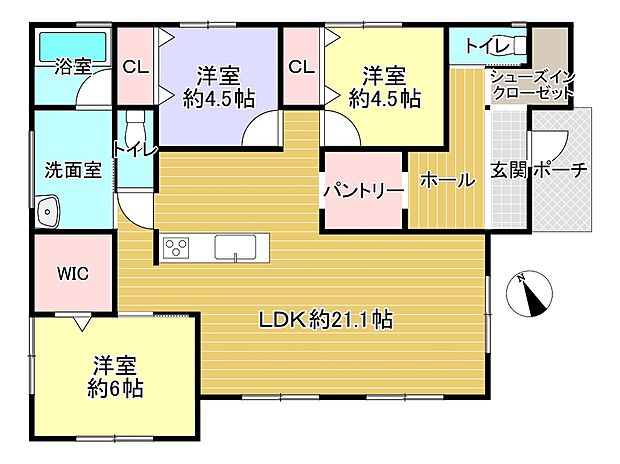 ■家事動線を考えられている間取りになっています!
