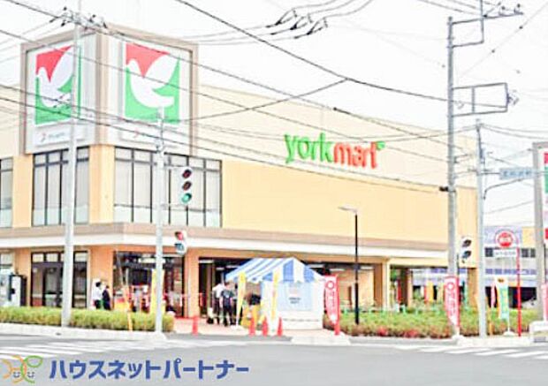 ヨークマート 越谷赤山店（約600m・徒歩8分）