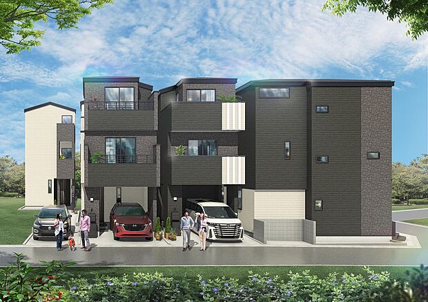 完成予想図（D～G号棟）