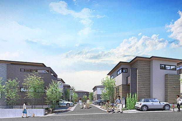 【【風致地区ならではのゆとりある街区計画】】風致地区とは、良好な自然的景観を形成している区域において、都市景観の保全を図るための都市計画です。 