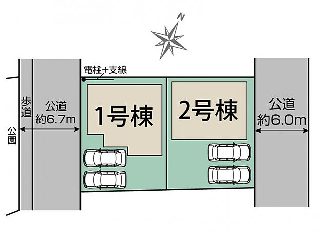 狭山市狭山台4丁目2棟 区画図