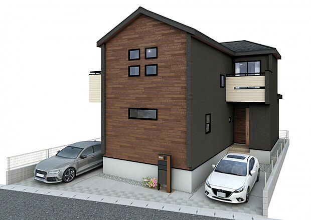 【完成予想パース】　西武新宿線「狭山市」駅までバス13分、バス停「狭山台2丁目」まで徒歩3分