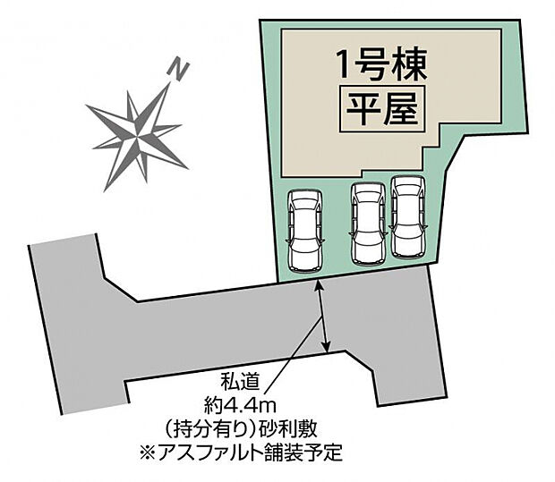 入間市東町4丁目1棟 区画図