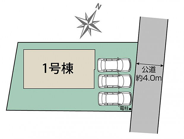 狭山市南入曽1棟 区画図