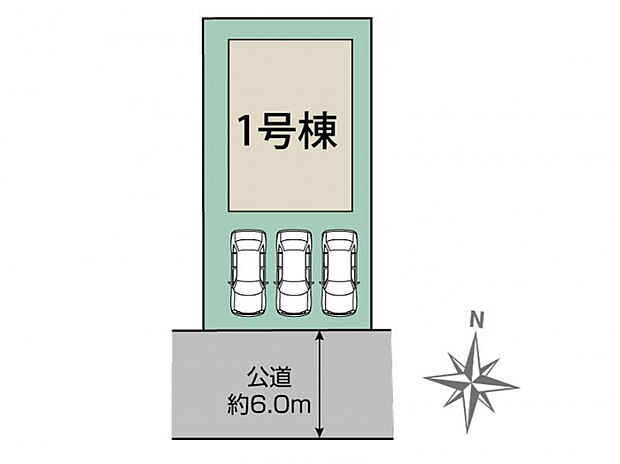 木更津市港南台2丁目1棟 区画図